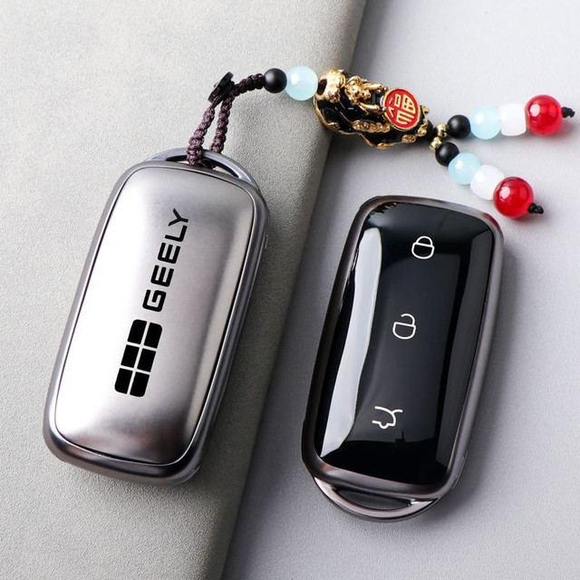 Suitable for Geely Galaxy L7 starship key cover 24 new Galaxy L6 car E5 bag E8 remote control protection shell buckle