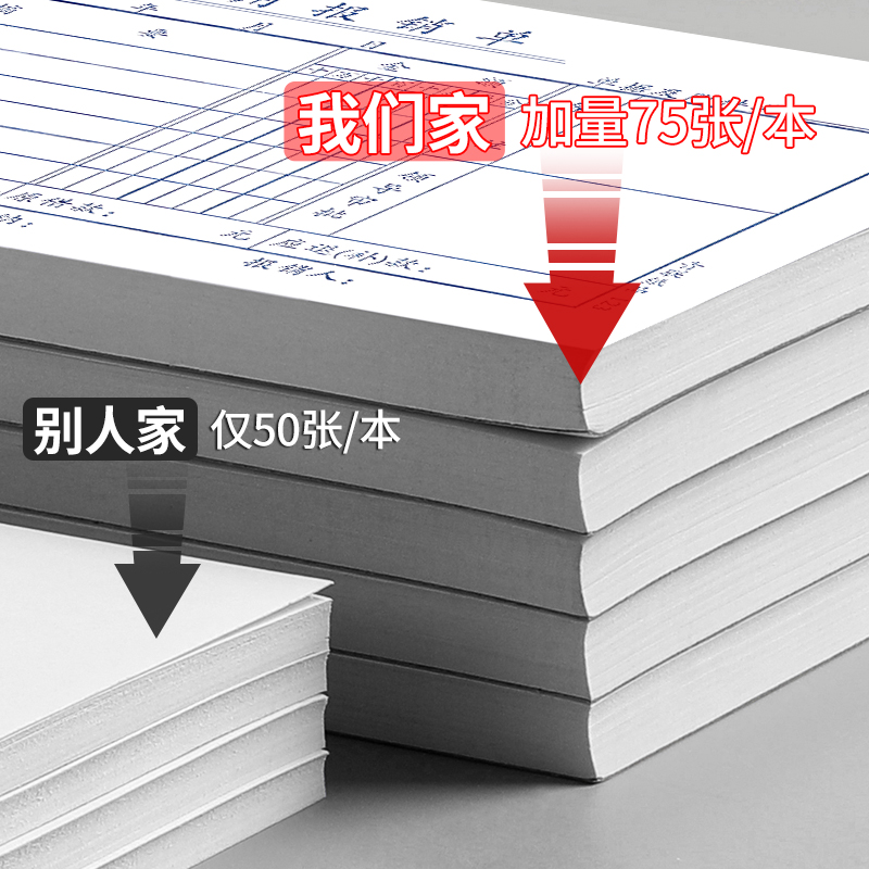 青联费用报销单通用报账单标准原始凭证粘贴差旅费报销凭单办公财