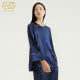 Sinon ແບບຈີນໃຫມ່ ປຸ່ມມຸກມຸກ Mulberry Silk Pajama Top