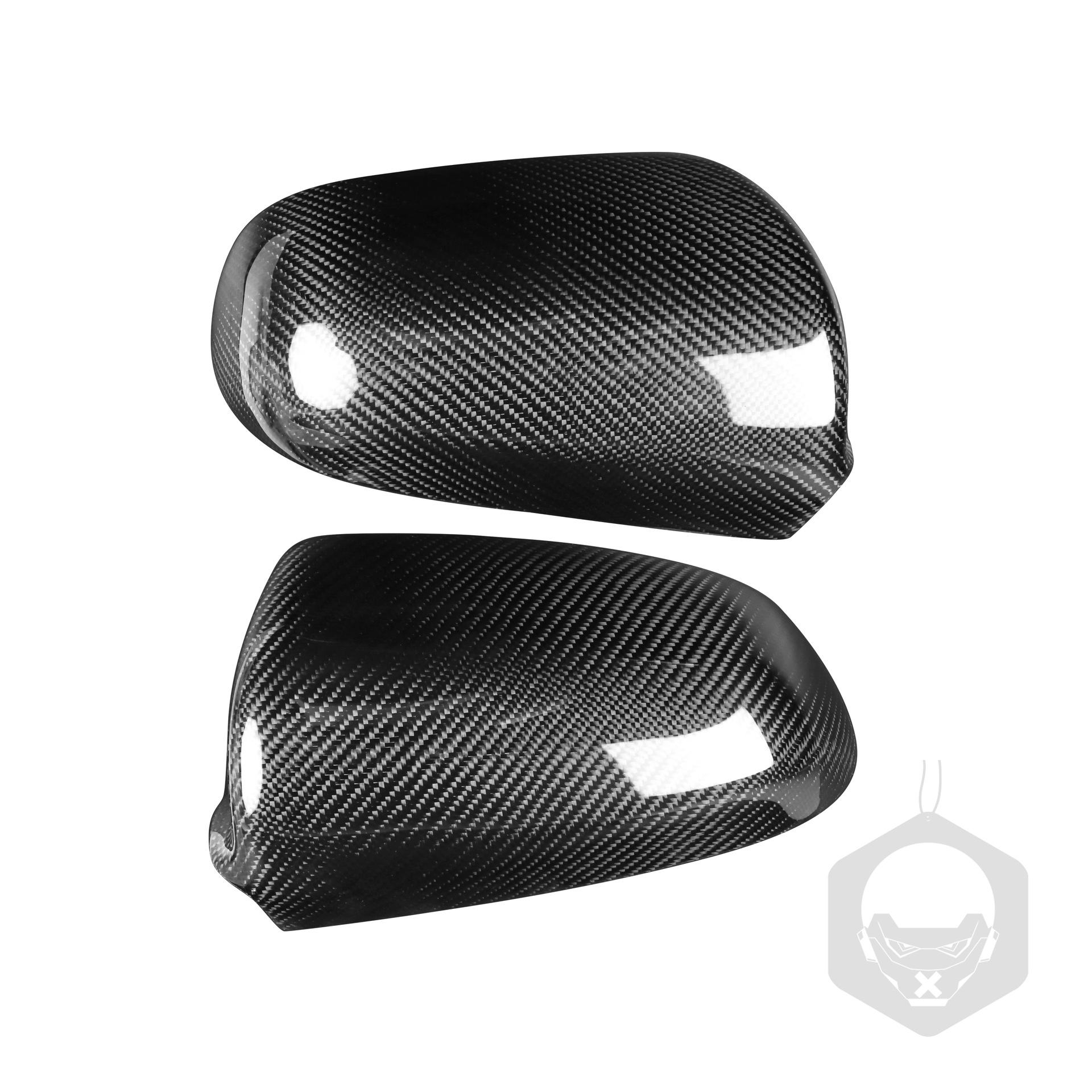 适用奥迪A4 B7 06-07款 碳纤维后视镜壳汽车改装配件装饰