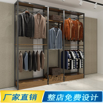 Clothing Store Show Shelves Landing Style Mens Clothing Display Racks Clothes Hangers Men And Women Clothes Shop Childrens Clothing Display Racks