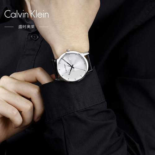 CK（Calvin Klein）城市系列简约商务石英ck 手表男K2G211C1 - 图1