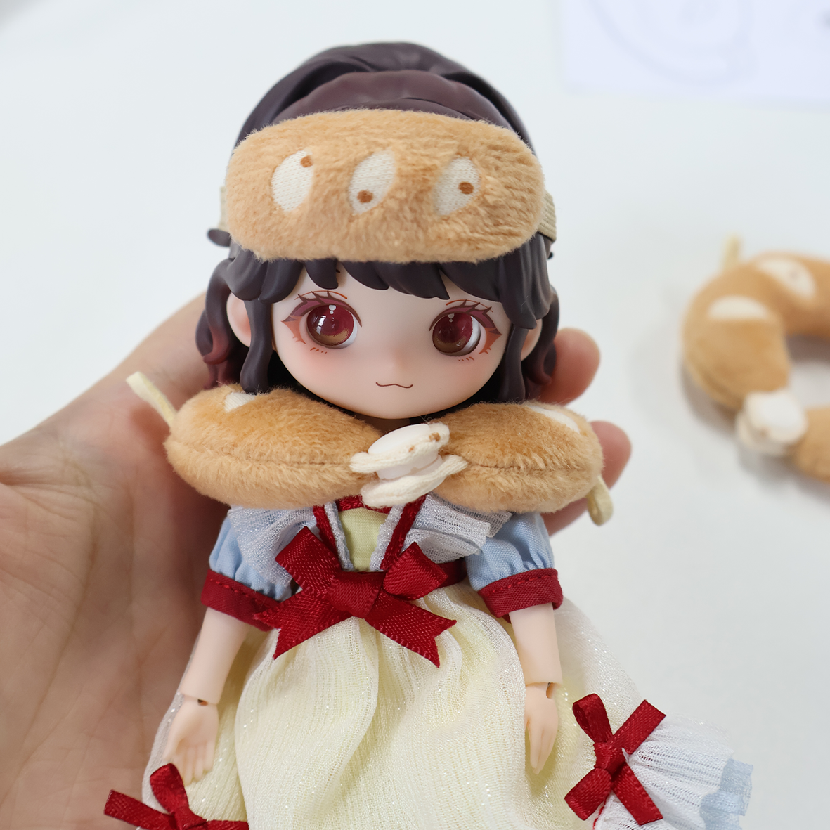 【小小小薪】藜麦面包U型枕眼罩挂件三件套娃用道具（送挂绳）,淘宝优惠券,粉丝福利购,淘宝优惠卷