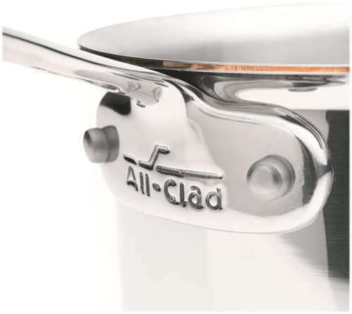 美国代购All-Clad Copper Core  Sauce Pan5层复合不锈钢铜芯汤锅 - 图1