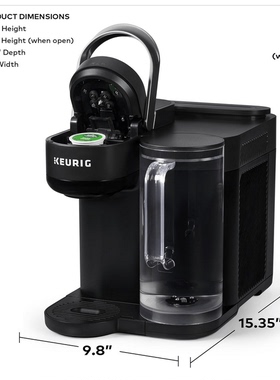 美国代购Keurig K-Brew + Coffee Maker 冰镇或热胶囊咖啡机110v