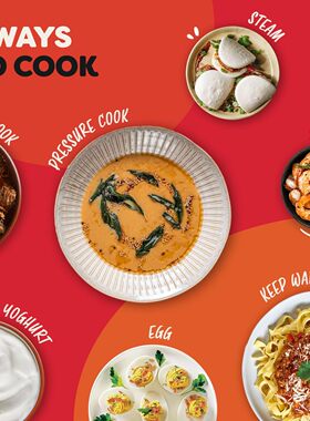 英国代购Instant Pot 7-in-1 Smart Cooker 7合1智能压力锅慢炖锅