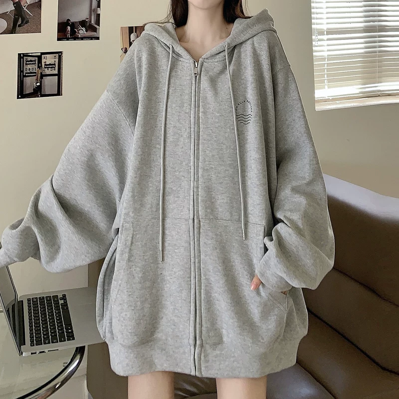 Свитшот, куртка, кардиган с капюшоном, oversize