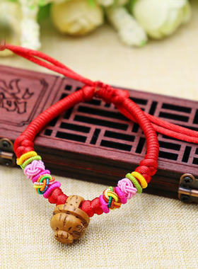 diy红绳婴儿配饰猪惊骨手脚链