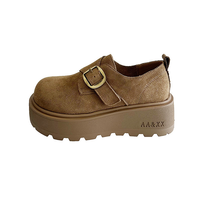 复古法式深口单鞋女春秋复古厚底勃肯鞋2026新款一脚蹬平底豆豆鞋,淘宝优惠券,粉丝福利购,淘宝优惠卷