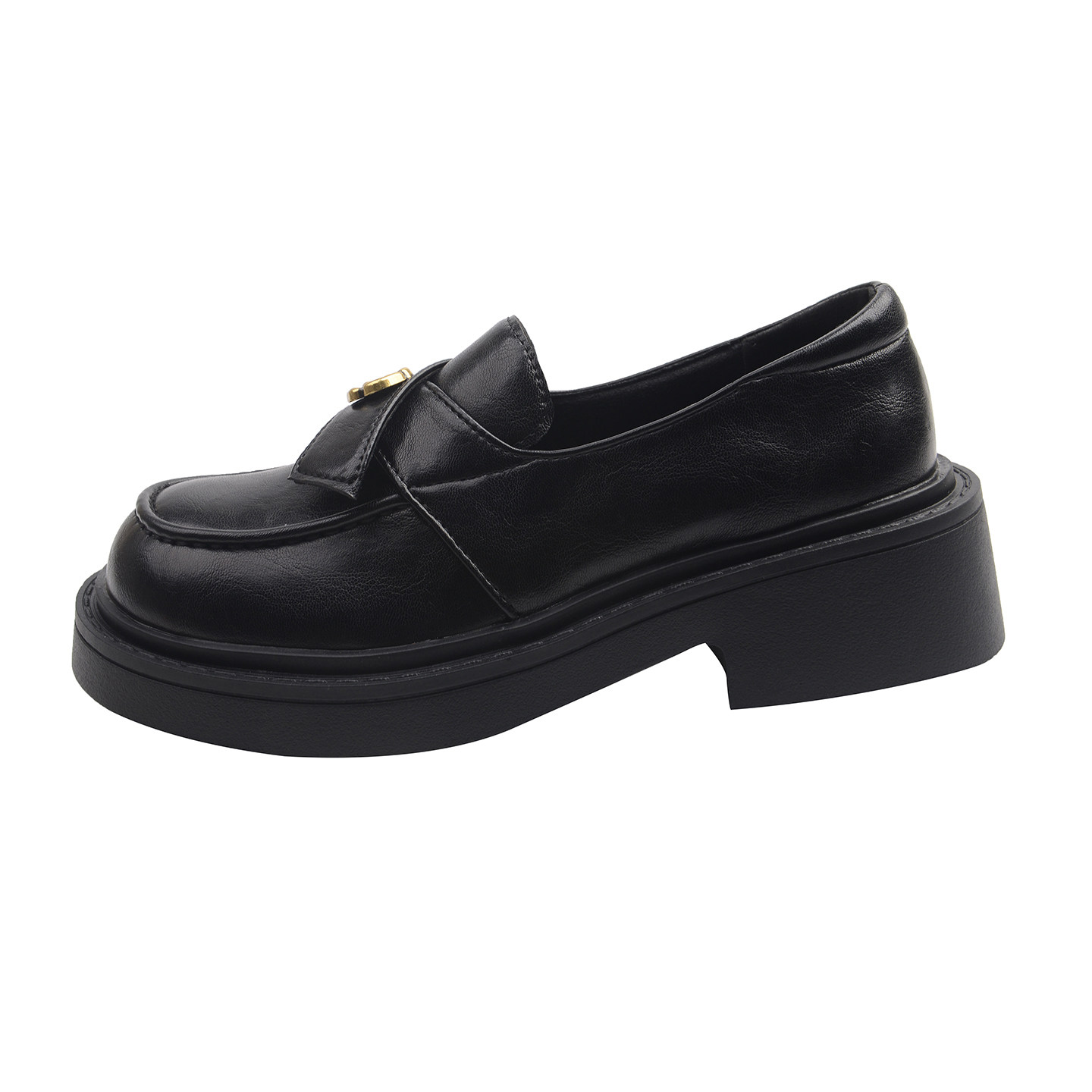 英伦厚底小皮鞋女秋冬绝美平底单鞋2025新款配裙子一脚蹬玛丽珍鞋,淘宝优惠券,粉丝福利购,淘宝优惠卷