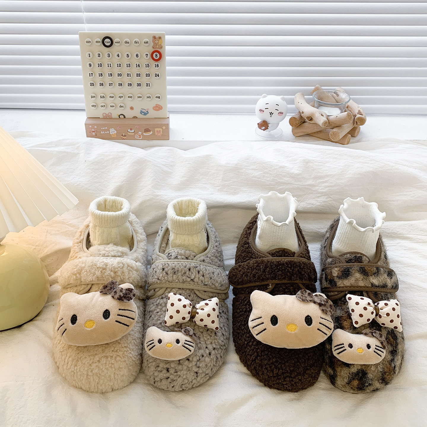 冬季新款平底加绒卡通棉鞋女家居保暖棉鞋女百搭勃肯鞋女懒人鞋女,淘宝优惠券,粉丝福利购,淘宝优惠卷