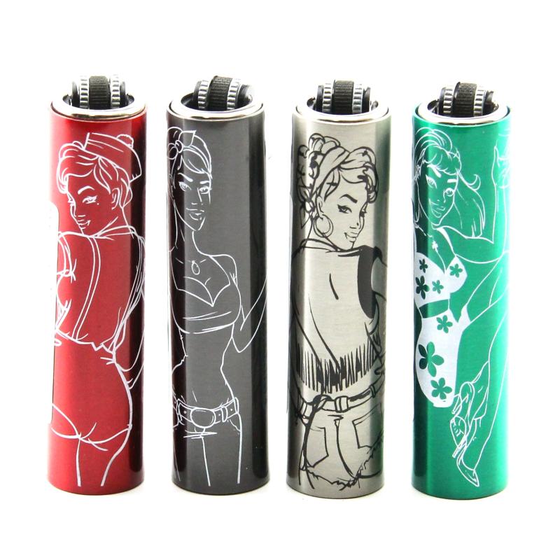 西班牙CLIPPER可利福打火机金属外壳砂轮尼龙内胆充气换火石 - 图2