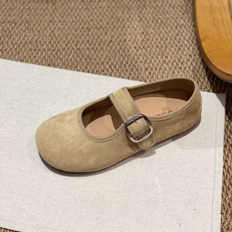 真皮玛丽珍勃肯鞋女2026新款皮带扣圆头一字扣带百搭舒适单鞋女款,淘宝优惠券,粉丝福利购,淘宝优惠卷