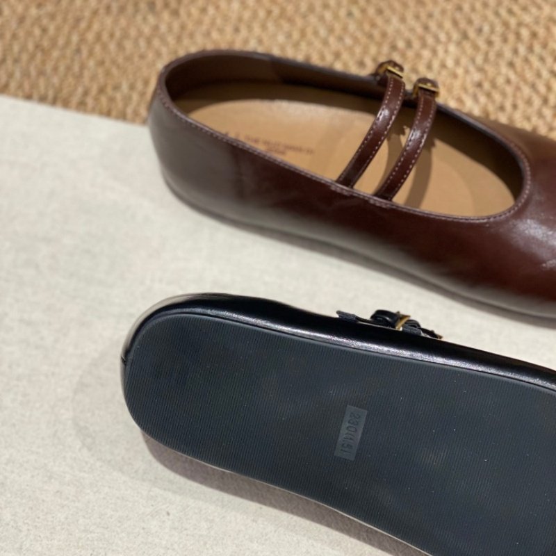 2026春季爆款法式复古风一字扣玛丽珍鞋女圆头平底真皮百搭单鞋女,淘宝优惠券,粉丝福利购,淘宝优惠卷