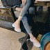 Mùa xuân và mùa thu mới 2019 giày thể thao nữ triều Hàn phiên bản Hàn Quốc chữ đỏ với đôi giày cắt thấp rỗng thoáng khí thời trang hoang dã - Giày cắt thấp giày nữ cao gót Giày cắt thấp