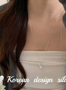 SASA925银圆珠链日系韩版项链