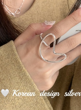 SASA银韩国重工ins戒指/指环