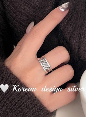 SASA银韩国ins博主戒指/指环