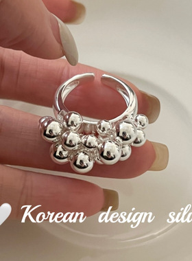 SASA银韩国设计小众戒指/指环