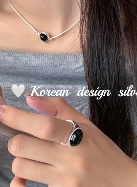 SASA银韩国重工ins戒指/指环