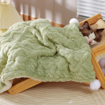 Pet Blanket Cat Blanket Winter Kitty Dogs de chat Blanket Cat Litter chat coussins couché avec tapis de sol mat