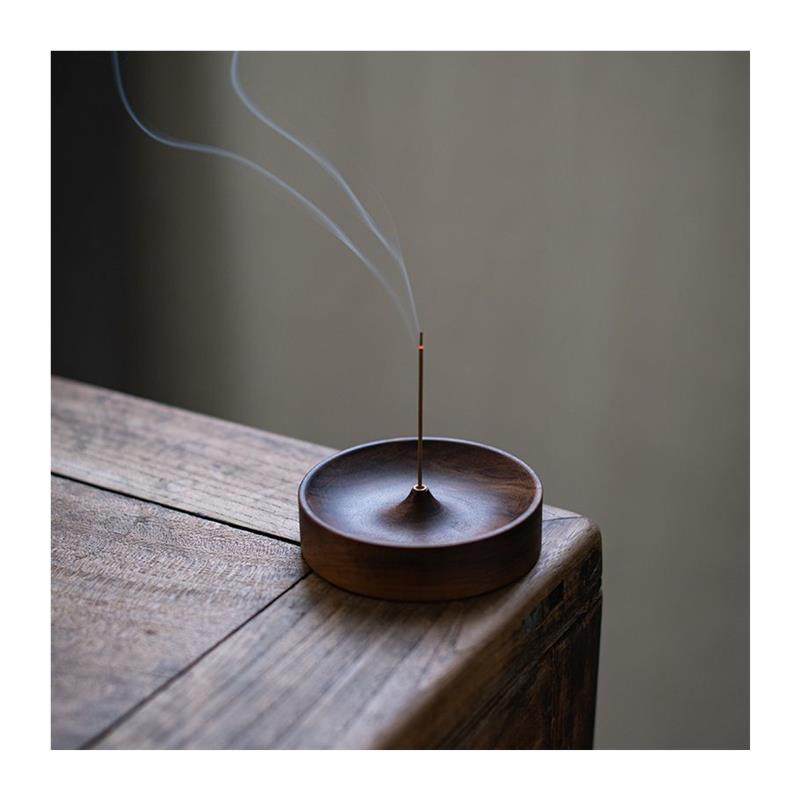 简约中式沙比利实木香薰小炉子托底座茶木质檀香道香炉线香插香座,淘宝优惠券,粉丝福利购,淘宝优惠卷