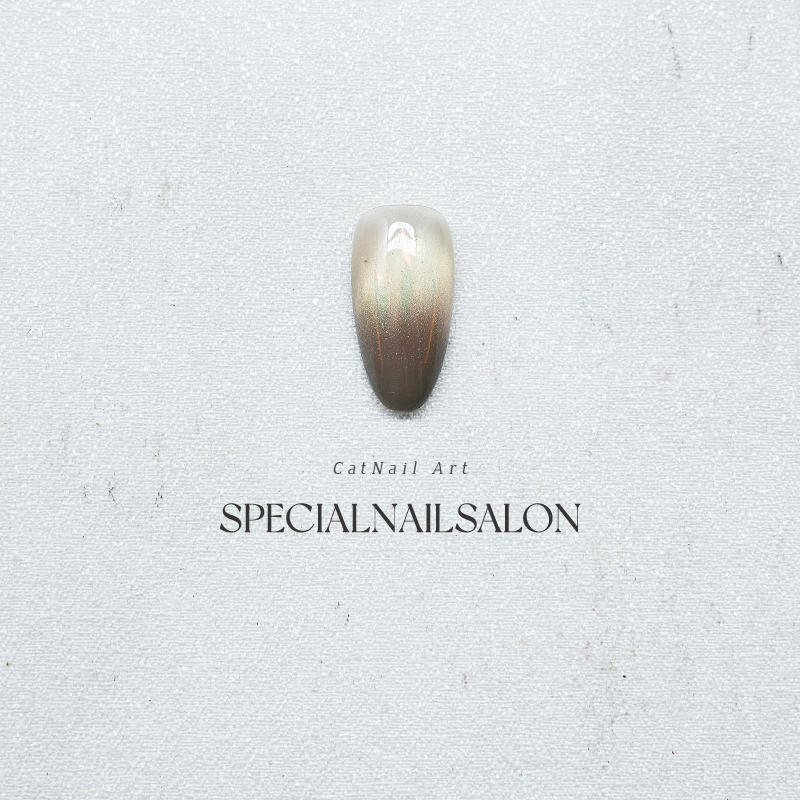 【暮雾之谜】纯手工穿戴美甲秋冬日常撞色猫眼氛围感显白指甲贴片 - 图3