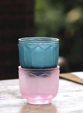 琉璃杯建水杯茶杯摆件居家