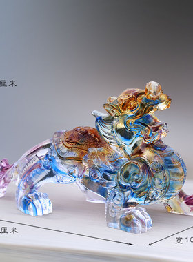 琉璃貔貅风水家居摆件装饰