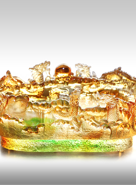 琉璃招财居家客厅高档礼品中国龙