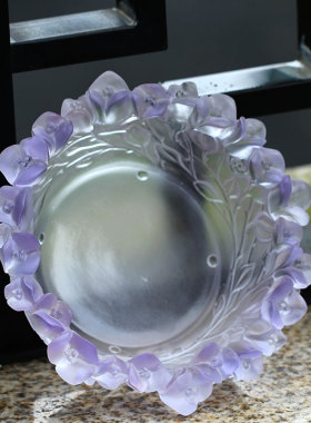 琉璃高端糖果罐摆件居家客厅餐厅桌面摆放轻奢家用水果盆果盘