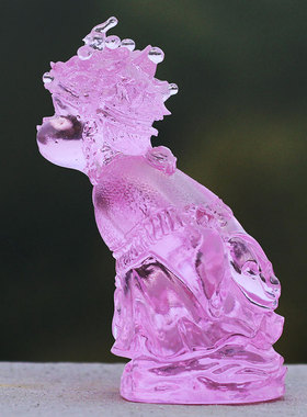 琉璃喜结良缘新人结婚送礼摆件