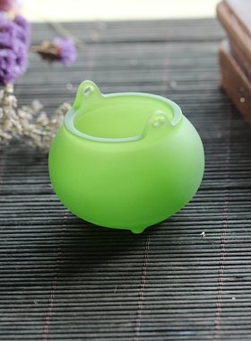 室内古法琉璃双耳禅意风供佛用品