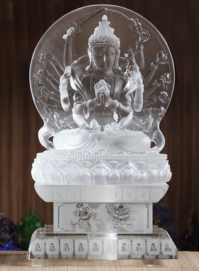 古法琉璃居家菩萨寺庙供佛用品