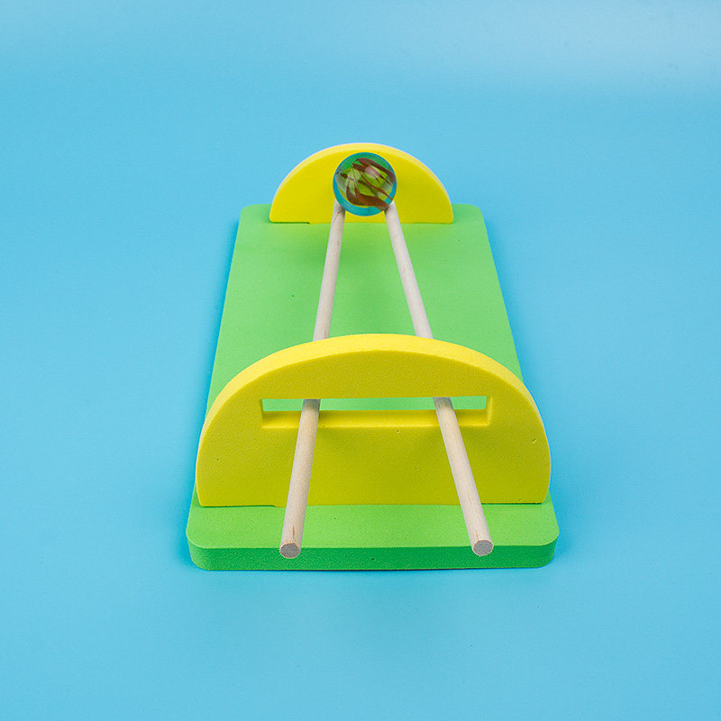 双轨怪坡球往坡上爬力学重心 科技小制作儿小学stem幼科学推荐