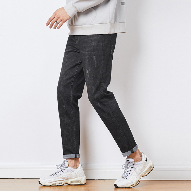 唐狮加绒男士2021冬季新款牛仔裤 唐狮喜之乐牛仔裤