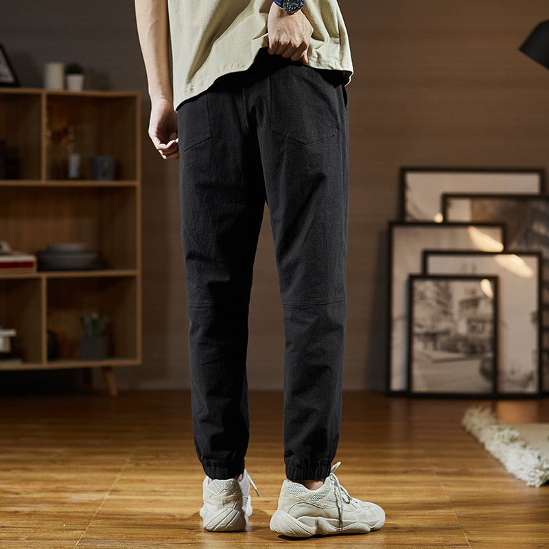 唐狮男2020夏季新款九分韩版休闲裤 唐狮喜之乐休闲裤