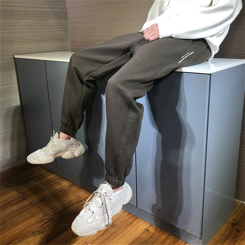 唐狮束脚2020秋装新款宽松薄款卫裤 唐狮喜之乐休闲裤