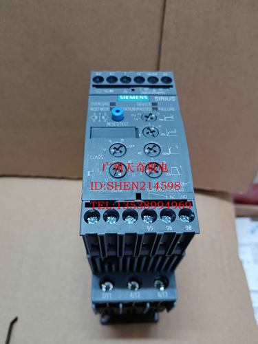 全新进口正品SIEMENS西门子软启动器 3RW4026-1BB14 11KW 德国产 - 图1