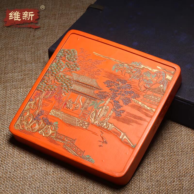 维新非遗清代老墨版制唤卿呼子谓多事徽州曹素功墨厂老墨收藏古墨块文房四宝朱砂墨条墨锭大块徽墨并肩胡开文_虎窝淘