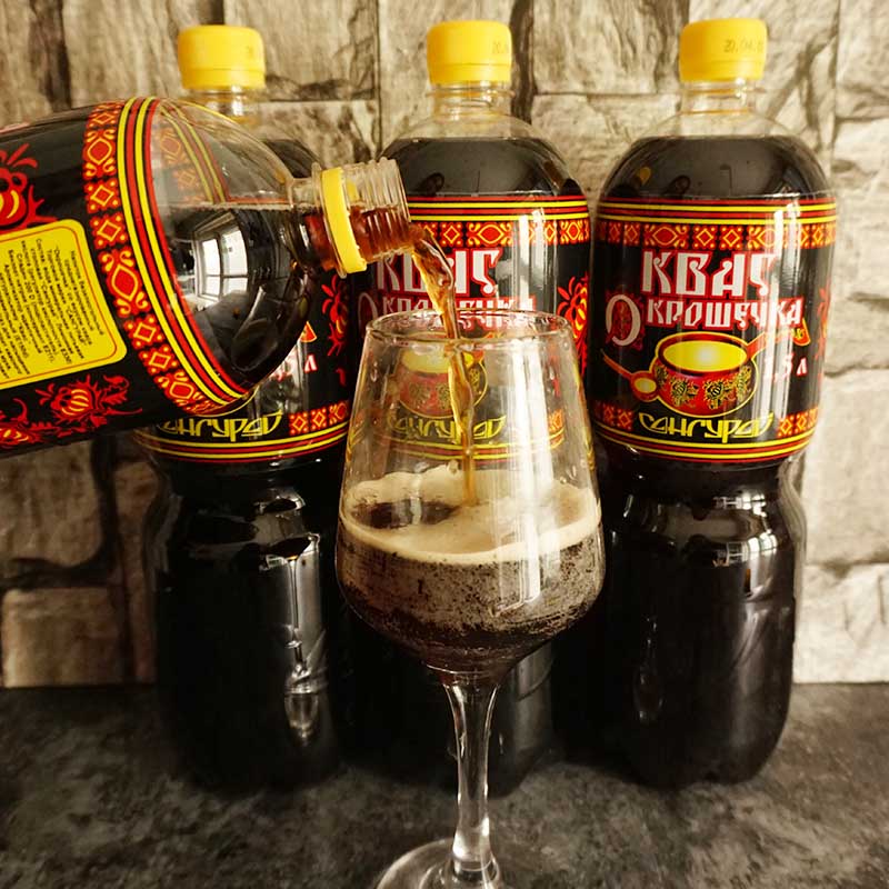 俄罗斯进口格瓦斯网红饮料面包发酵三古拉伊碳酸饮料特产饮品 - 图1