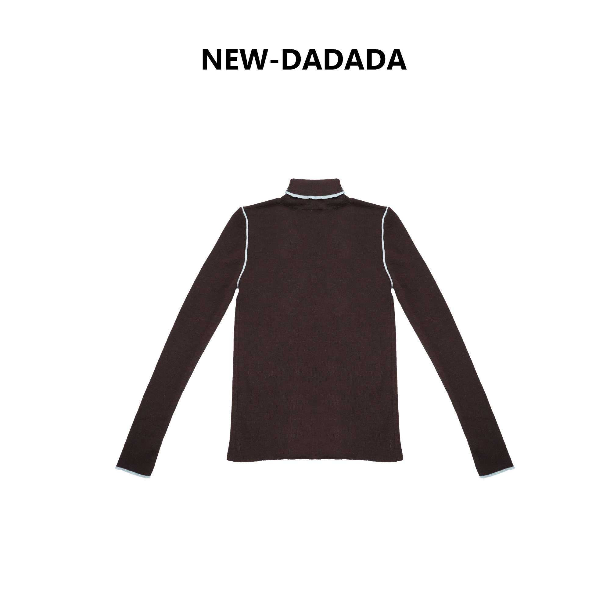 利达NEWDADADA 高领打底衫上衣叠穿长袖针织衫2025秋冬内搭女毛衣,淘宝优惠券,粉丝福利购,淘宝优惠卷