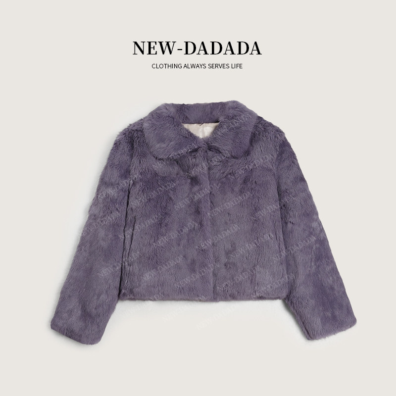 利达NEW DADADA【紫气东来兔兔】高级感短外套女2026春装时尚新款,淘宝优惠券,粉丝福利购,淘宝优惠卷