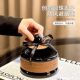 Medieval style ceramic ashtray for home living room high-end niche with cover to prevent dust flying light luxury creative ornaments