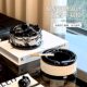 Medieval style ceramic ashtray for home living room high-end niche with cover to prevent dust flying light luxury creative ornaments