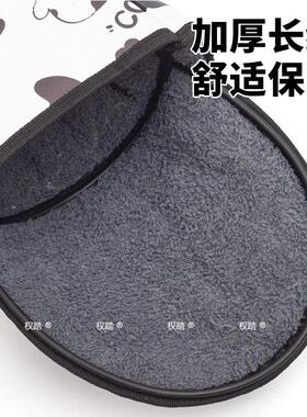 电瓶车手套冬加厚防水防风反光条