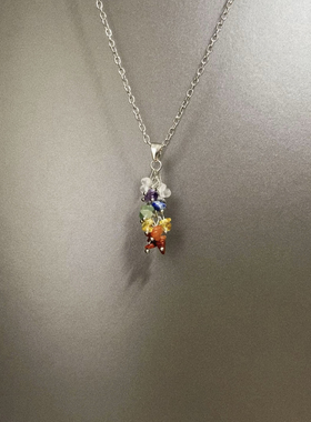 Vintage古着 Bohemian gravel项链