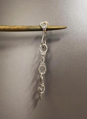 Vintage古着 Silver handcuffs手链