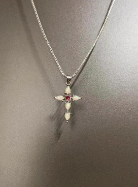 Vintage古着 Water Drop Cross项链