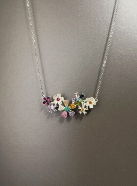 Vintage古着 Floral Star Trails项链